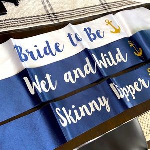 Bachelorette Boat Party Sashes